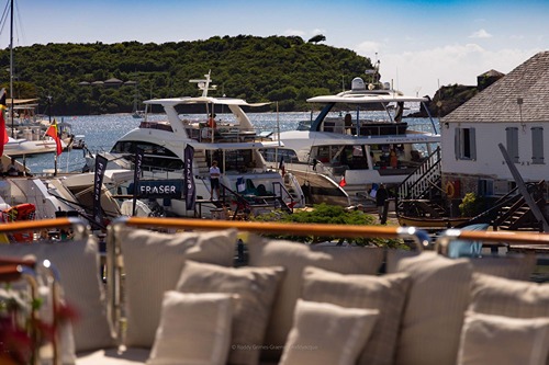 Monaco Grand Prix yacht view