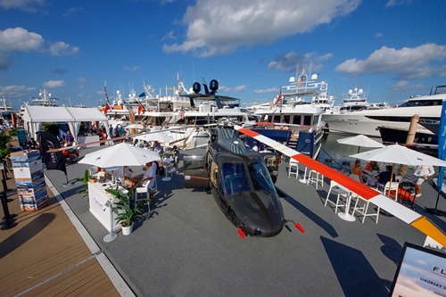 Monaco Grand Prix yacht view