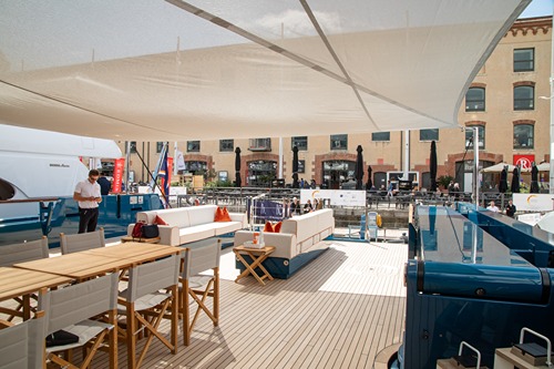 Monaco Grand Prix yacht view