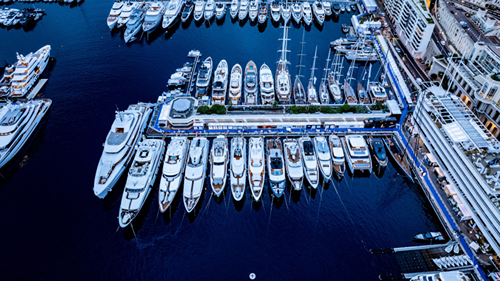 Monaco Grand Prix yacht view
