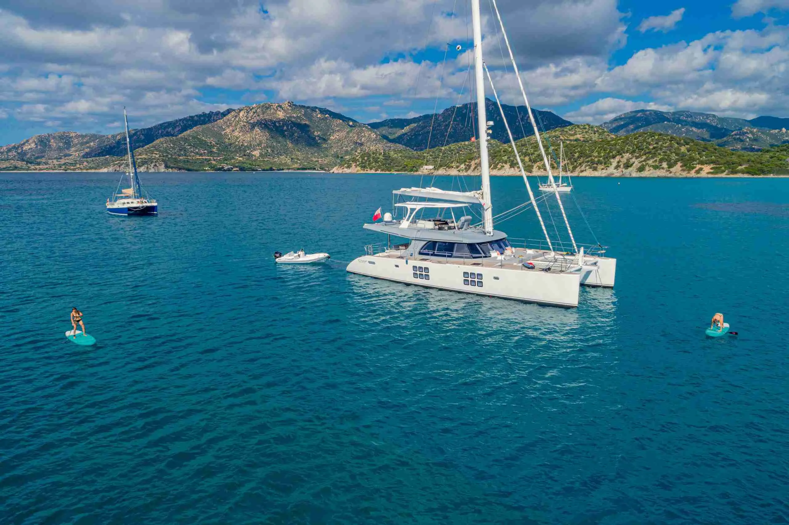 Yacht types background