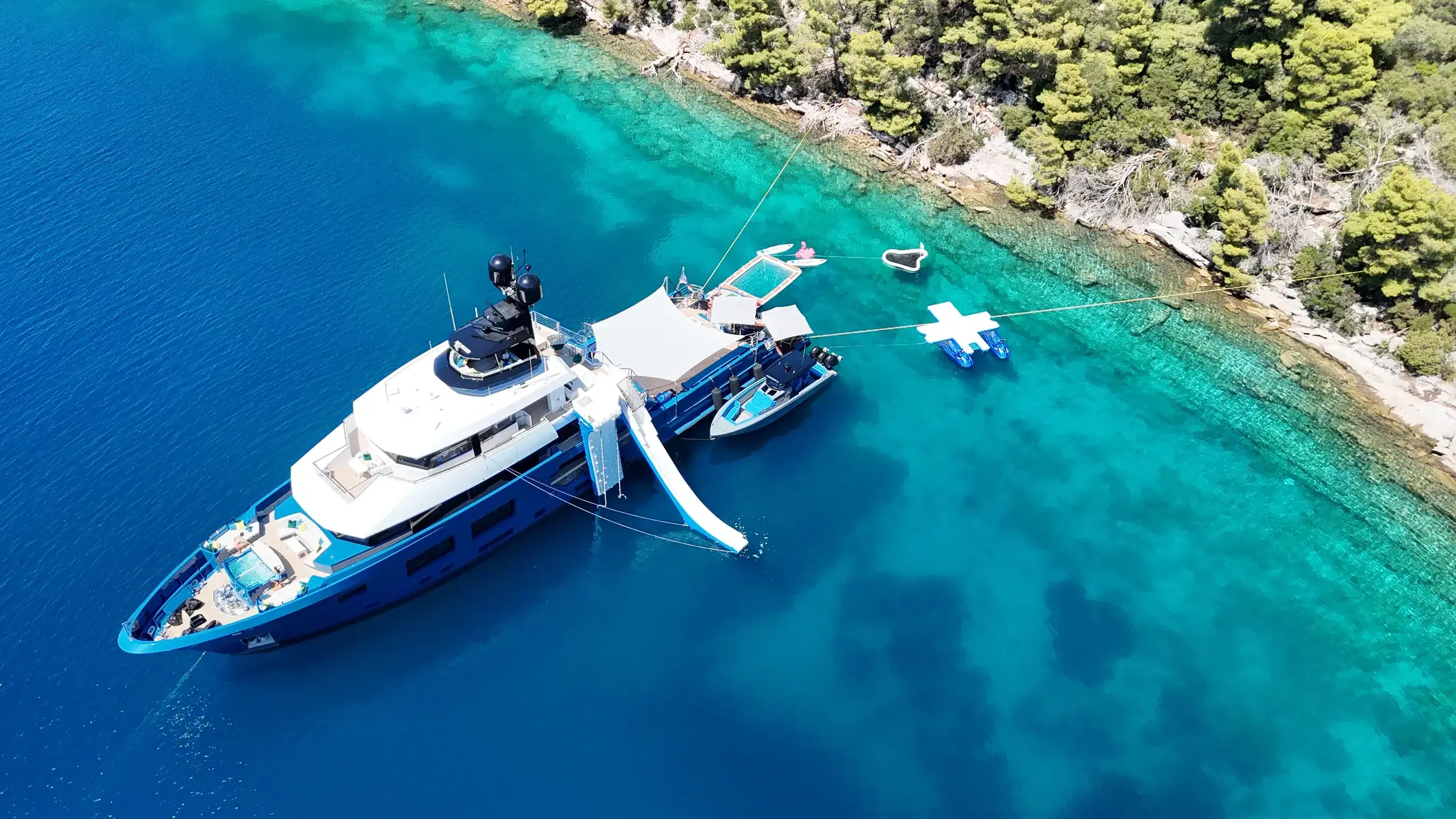 Yacht types background