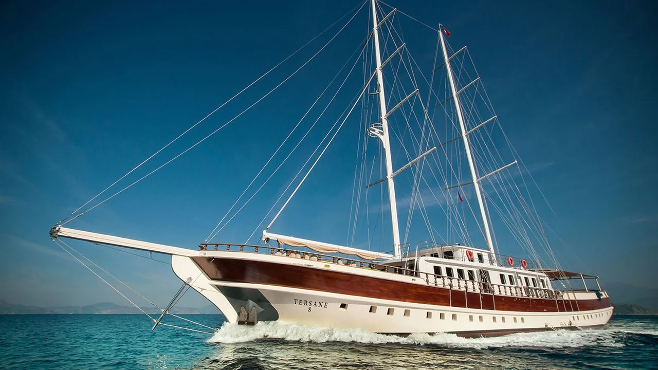 Yacht types background